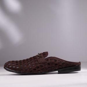 S1843 | Trendy Brown Half Loafer For Men | Essential Footwear