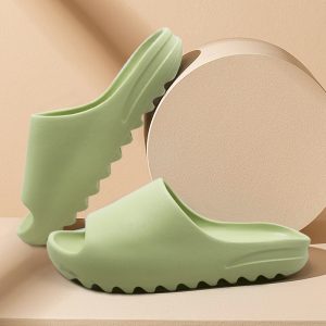 Trendy Green Slide Slipper – Perfect for Everyday Comfort